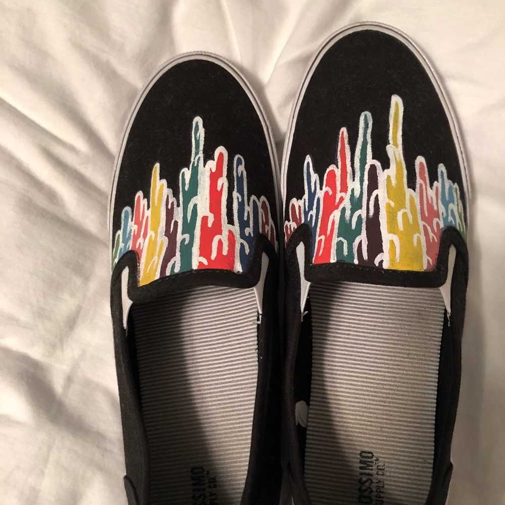 Hand Painted twenty one pilots Self Titled Shoes